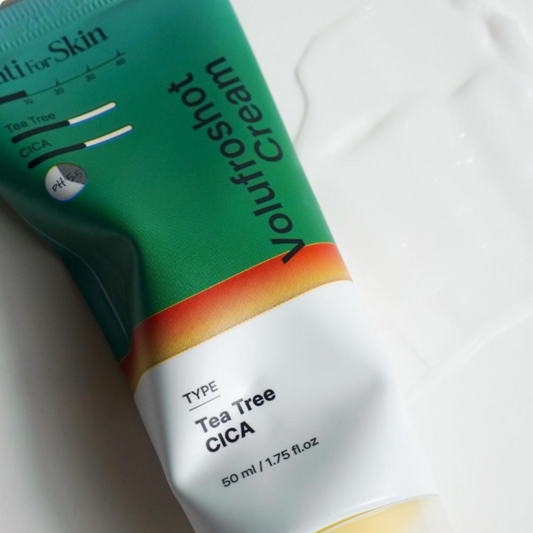 Wati For Skin Tea Tree Cica Blemish Soothing Volufroshot Face Cream