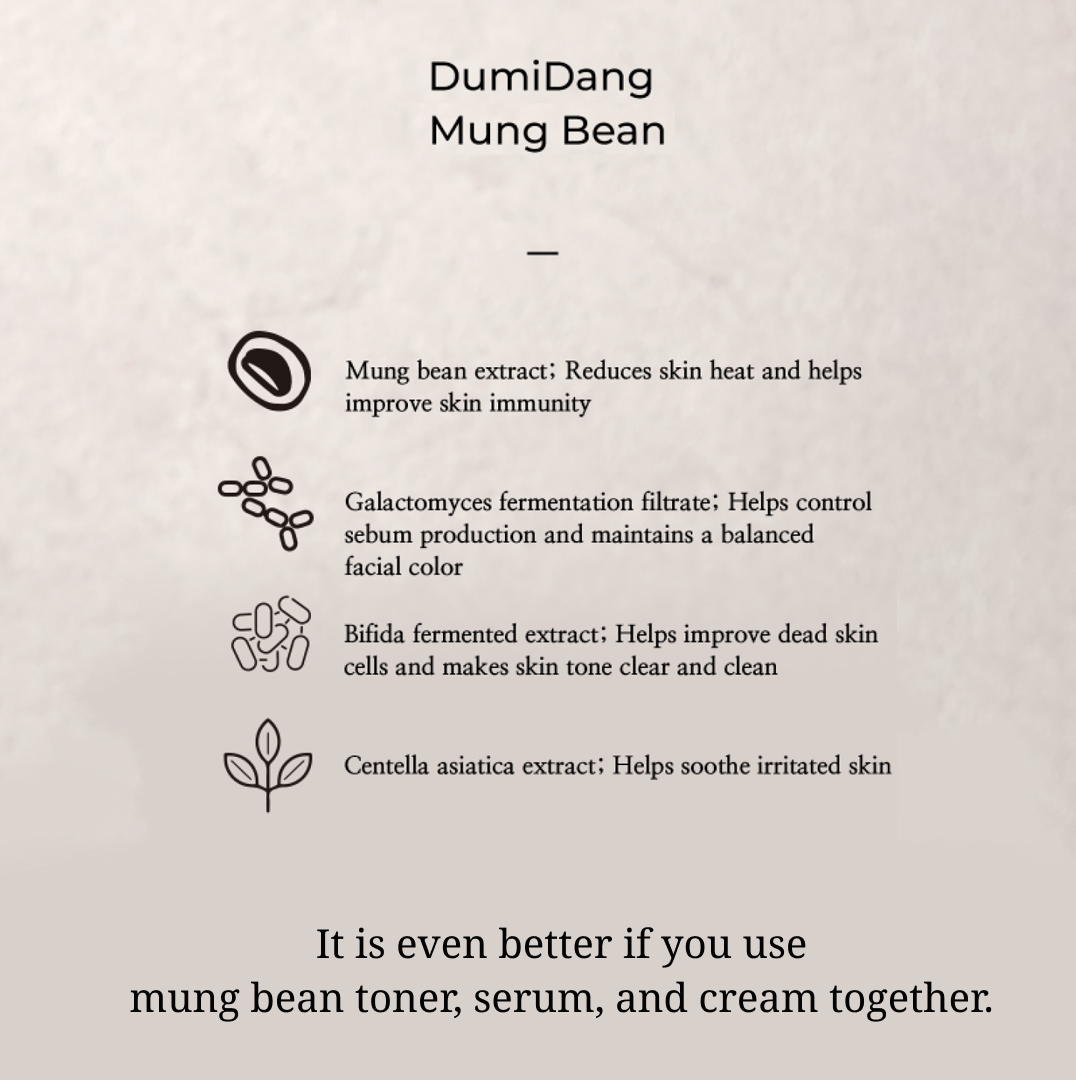 DumiDang Mung Bean Set Moisturize