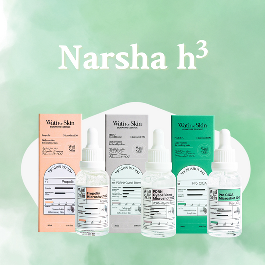 Wati For Skin Narsha H3 Essence Serum Mircoshot 100 Bundle (Set of 3)