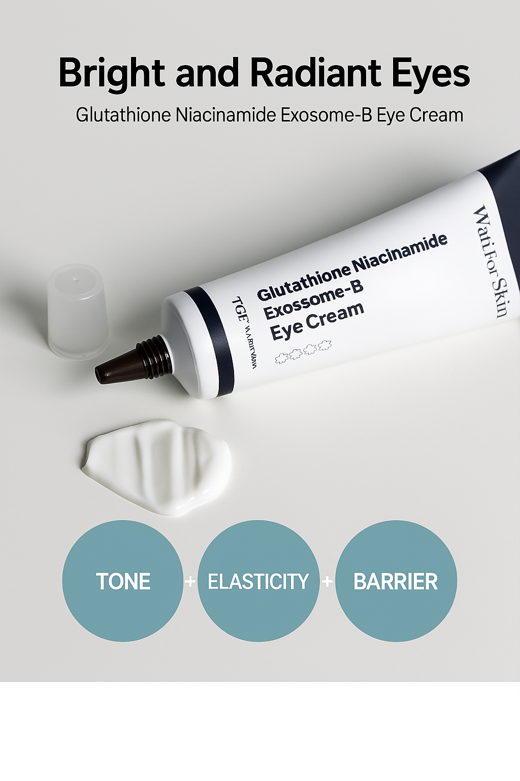 Wati For Skin Glutathione Niacinamide Exosome-B Eye Cream, 30ml