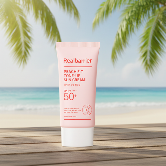 RealBarrier Peach Fit Tone-Up Sun Cream