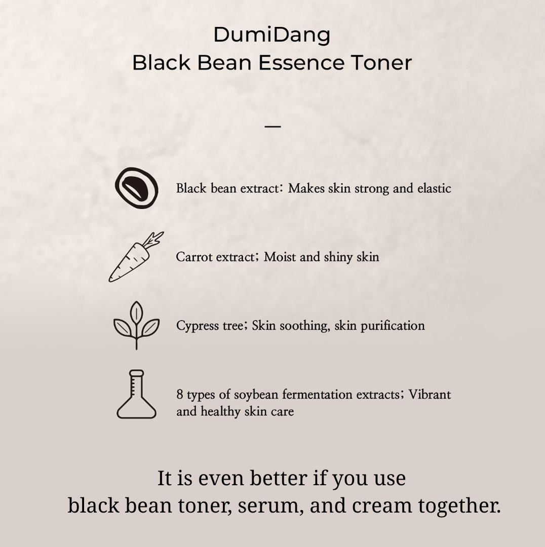 DumiDang Black Bean Essence Toner Skin Elasticity