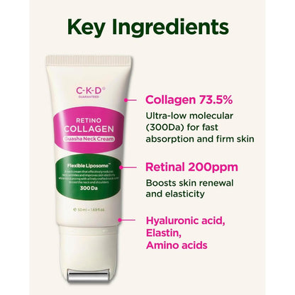 Krim Leher CKD Retino Collagen Guasha 150ml (Paket isi 2) 