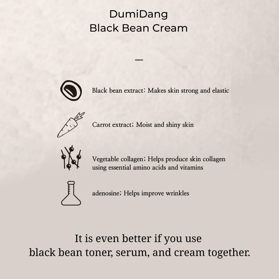 Krim Kacang Hitam DumiDang untuk Elastisitas Kulit 