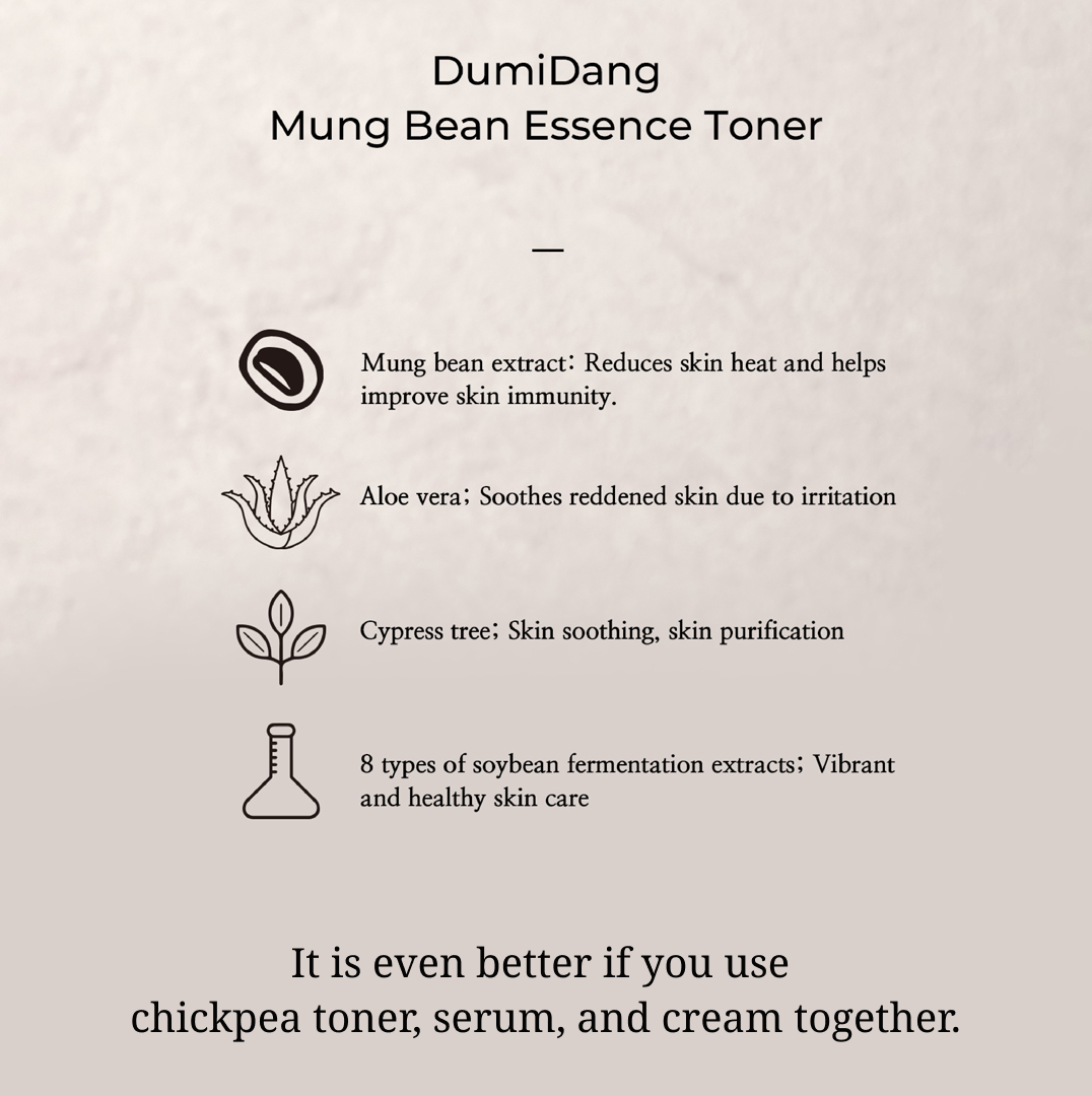Toner Esensi Kacang Hijau DumiDang Melembabkan