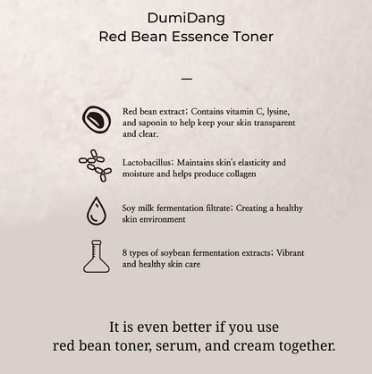 DumiDang Red Bean Toner Clear Skin